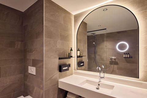 Free toiletries, hair dryer, slippers, towels