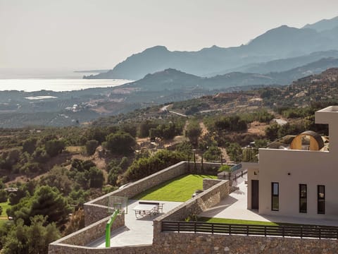 Marvel at the sweeping sea views and the charming Plakias skyline.