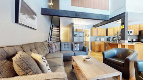Comfortable seating in the living room for you and your guests