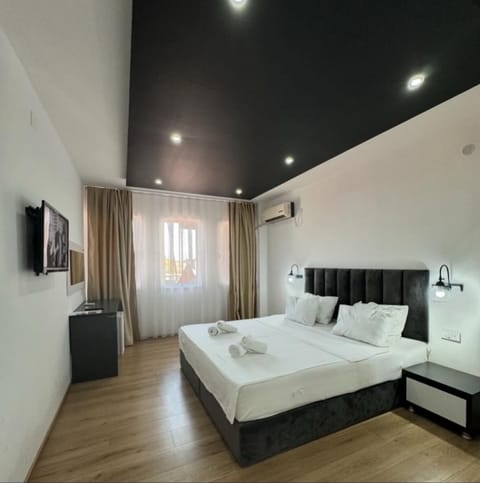 Premium bedding, memory foam beds, in-room safe, desk