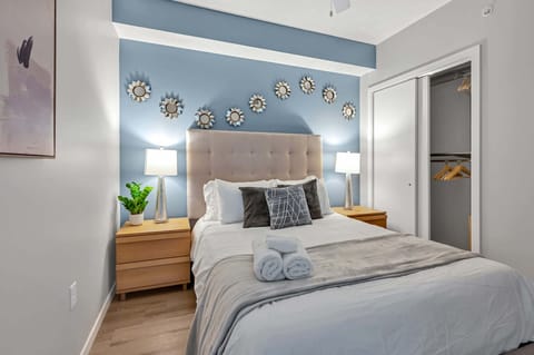 Queen Bedroom with TV