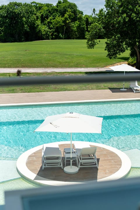 Acogedor Vista Piscina  y Golf en Cana Rock Star (227)