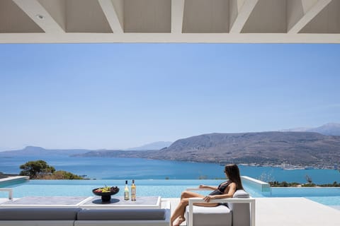 Admire the breathtaking sea views from every corner