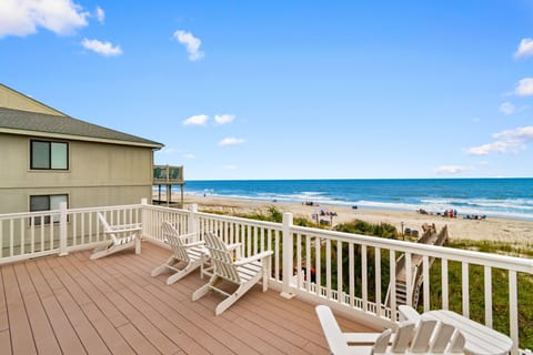 Soak up stunning ocean views from your private deck, where comfortable lounge chairs await endless hours of seaside relaxation.