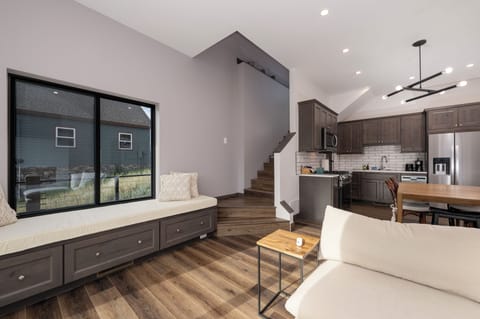 Large window seat to cozy up on