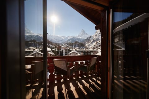 Junior Double Room, Mountain View (Matterhorn) | Balcony view