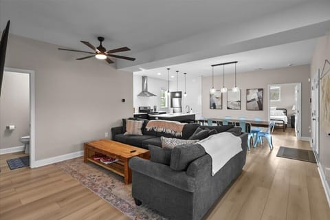 Living Room 1: Relax and enjoy the vibe—this living room is all about comfort, style, and entertainment.