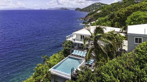 An aerial view with St. John and BVI`s in the background!
