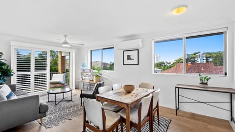 Bright and airy open plan set up