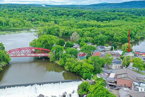 Steps away from Waterfall at Diamond Mills