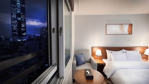 Superior Double Room, 1 Queen Bed, City View | Desk, laptop workspace, soundproofing, iron/ironing board