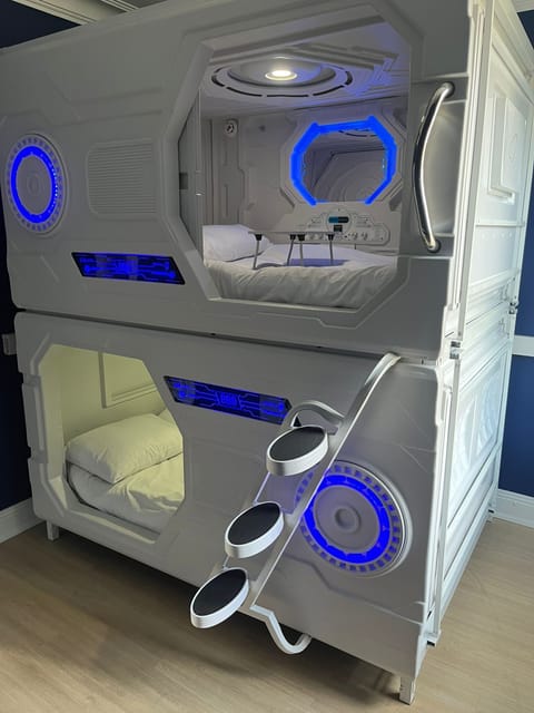 Comfort Shared Dormitory (Pod Bed in Second Floor) | Free WiFi, bed sheets