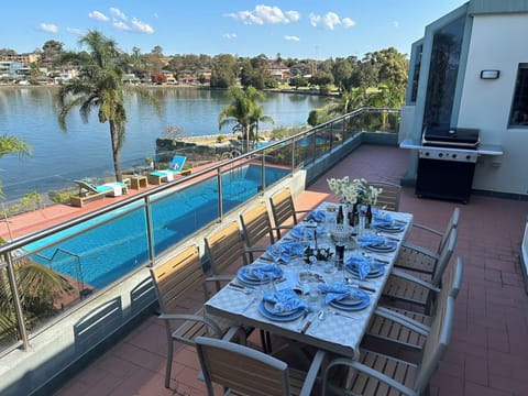 Outdoor BBQ Dining Area