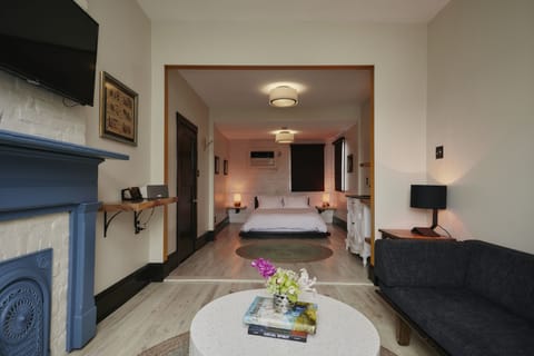 Storyville Suite  | Premium bedding, in-room safe, iron/ironing board, free WiFi