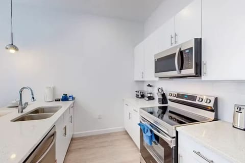 Channel your inner chef in the fully stocked kitchen, equipped for all your culinary adventures.