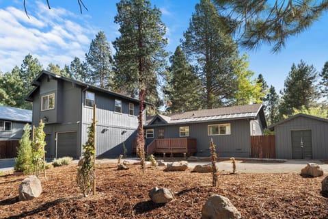 landscaped front yard
