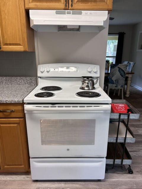 Glimpse into dining area