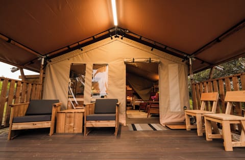 Evergreen Tent Porch