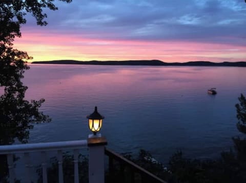 Sit and look over the lake