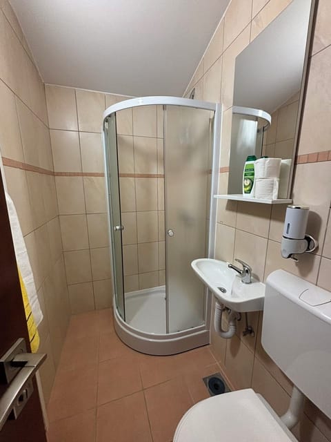 Economy Single Room | Bathroom | Shower, hair dryer, towels, soap