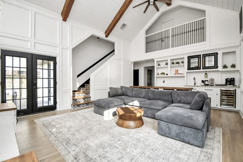 Whether you're relaxing after a day of exploring or enjoying quality time together, there's plenty of room for everyone to spread out and feel at home.