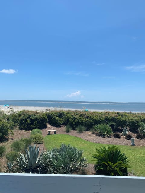 the only view that changes from the deck is the level of the tide