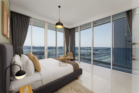 Deluxe Apartment, 1 King Bed with Sofa bed, Balcony | View from room