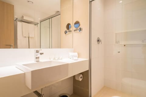 Free toiletries, hair dryer, towels, soap