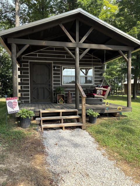 Welcome to Cabin 2 closest to the fire pit 
