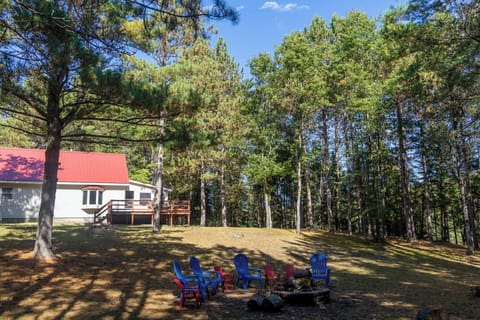 Enjoy star gazing and s'mores by the firepit