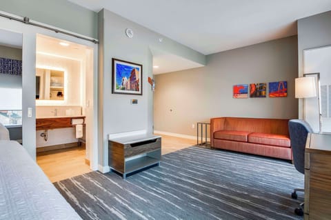 55-inch Smart TV with cable channels, Netflix, Hulu