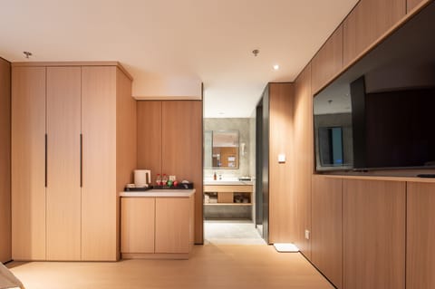 One-Bedroom Suite | Premium bedding, blackout drapes, soundproofing, free WiFi