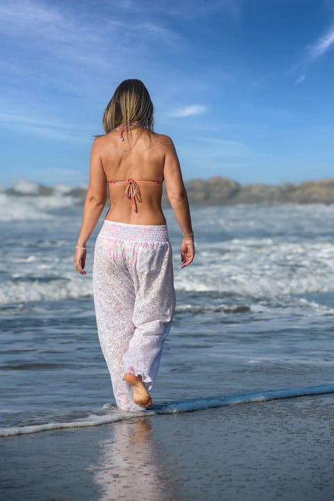 On the beach