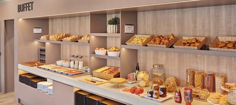 Daily buffet breakfast for a fee