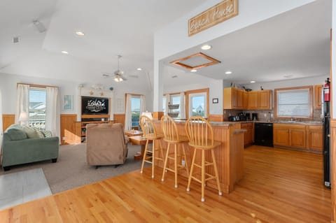 WH582: Beachnuts Too | TL Living Area - Deck Access