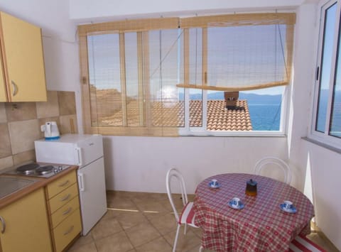 Triple Room (Triple Room with Private Balcony (A3)) | Private kitchenette | Fridge