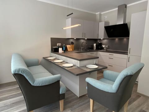 Apartment | Private kitchen | Electric kettle, toaster, highchair