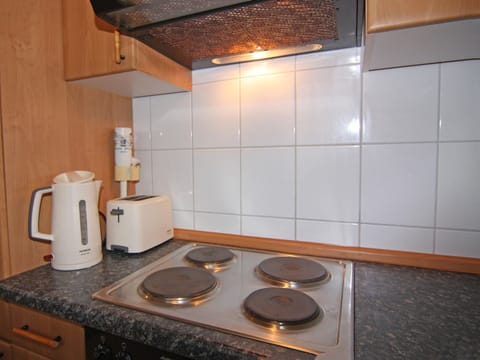Apartment | Private kitchen | Electric kettle, toaster, highchair