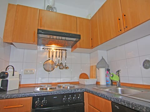 Apartment | Private kitchen | Electric kettle, toaster, highchair
