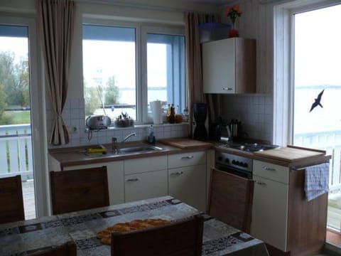 Apartment | Private kitchen | Electric kettle, toaster, highchair