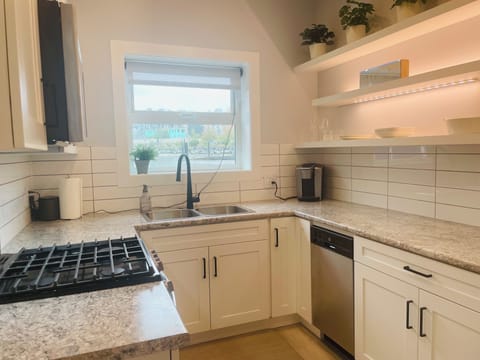 great view of float homes and sometimes seals come and visit on the docks!