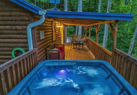 Private Hot Tub for guests only.  Open year round. 