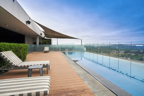 Apartment, 2 Bedrooms, Accessible, Balcony | Pool | Outdoor pool