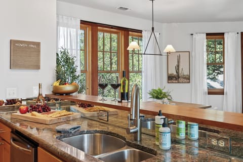 Microwave, oven, stovetop, electric kettle