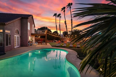 Backyard: pool and spa