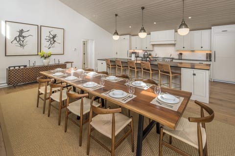 Enjoy a meal with the whole family at this table for 14 | Upper Level