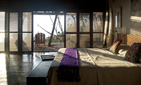 Cabin, 1 King Bed, Ocean View (Square Room) | Premium bedding, in-room safe, individually decorated