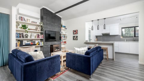 Warm and welcoming family lounge.
