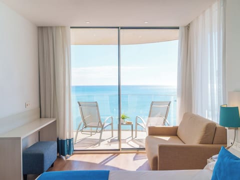 Sea View Double Room Grand Corner Terrace (2 Adults) | Terrace/patio