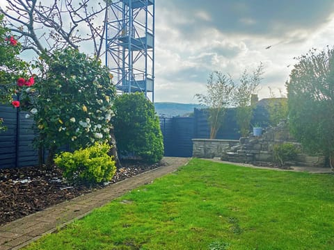 Secure garden with valley views | Captain&rsquo;s Cottage, Shanklin